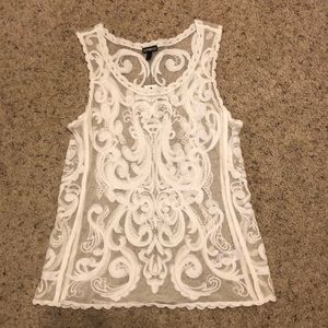NWT Express Lace Tank Size S